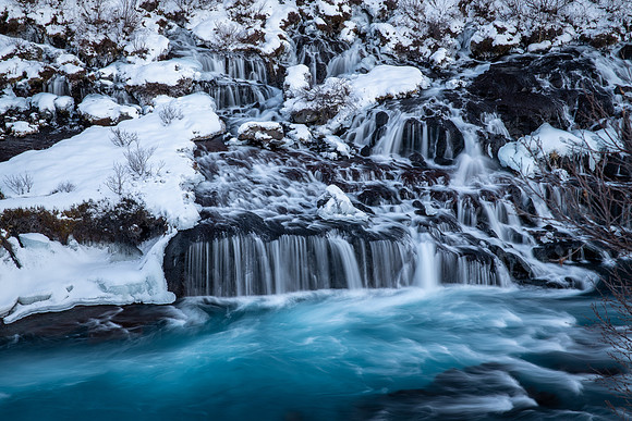 Hraunfossar Waterfalls