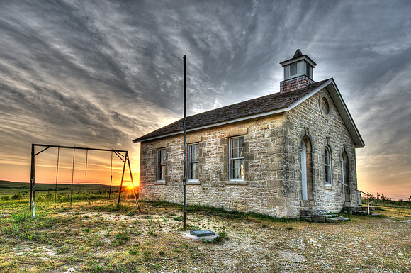 Lower Fox Creek School House, Strong City, KS